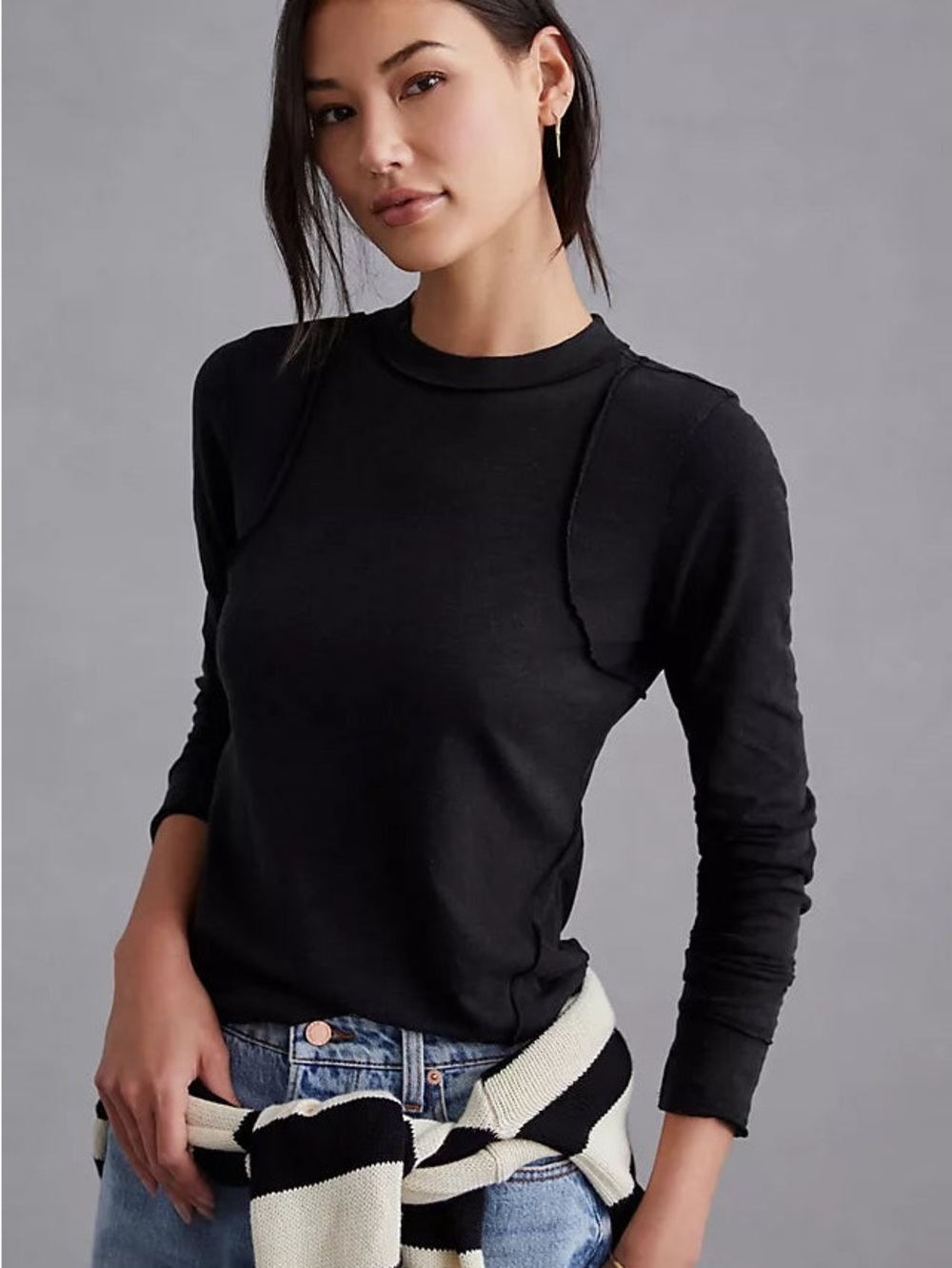 Nwot Pilcro recontructed racer tunic tee